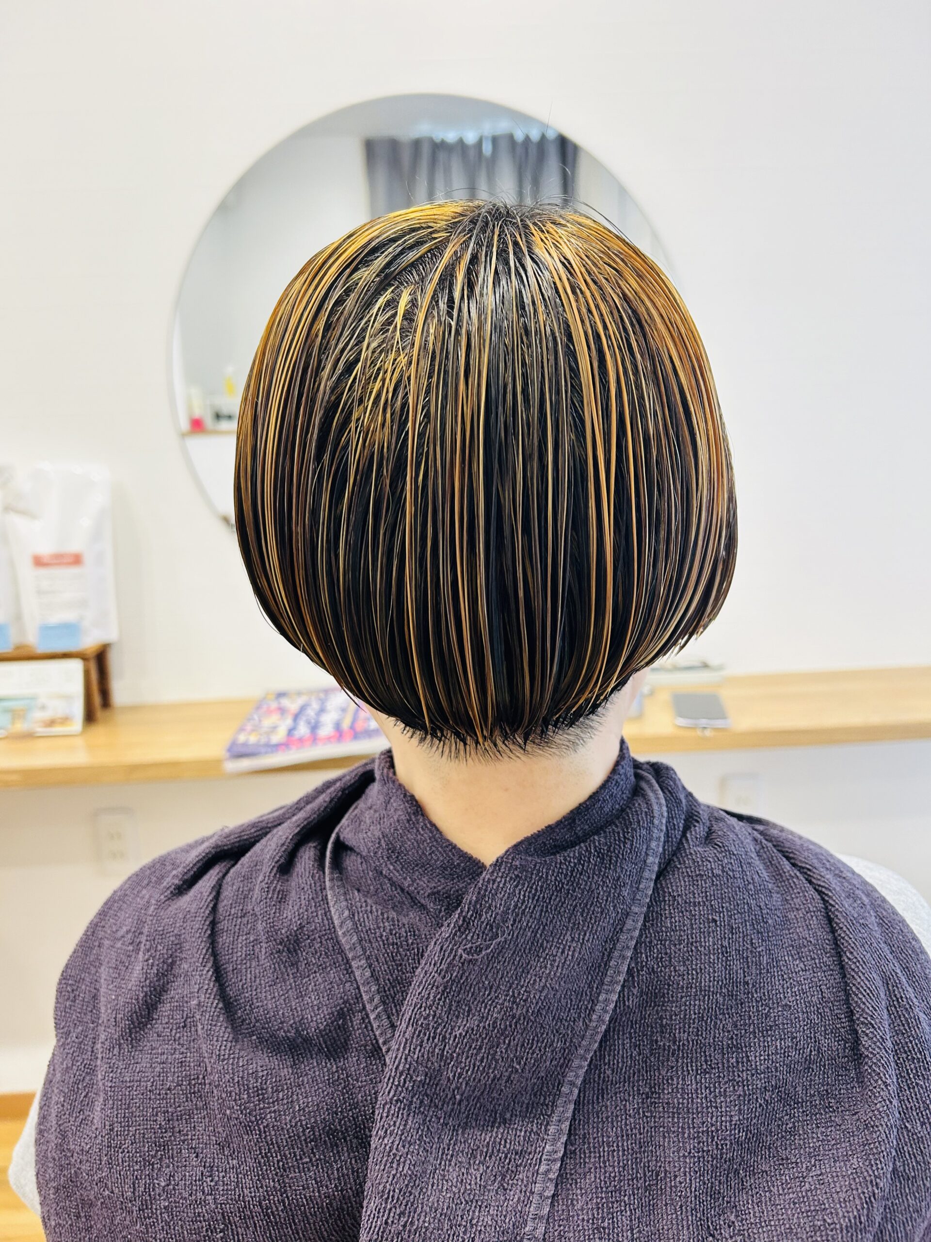 米子美容室Ring/簡単白髪ぼかし
